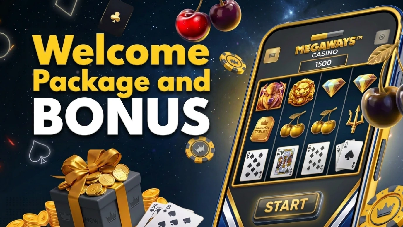 Megaways Casino welcome free spins bonus and Reward Spin promotion